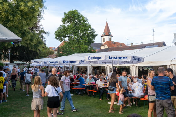 Das Nordheimer Parkfest zog auch im Jahr 2024 viele Besucher auf das Festgelände.