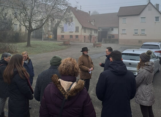 In Nordhausen verschaffte sich der Besuch einen Überblick über die Ausgangslage, bevor die umfassende Sanierung beginnt.