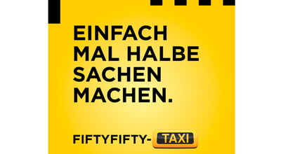 Sicher und günstig nach Hause - FiftyFifty Taxi