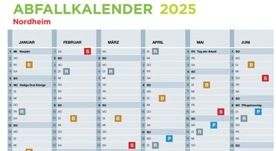 ABfallkalender 2025 online statt gedruckt